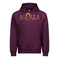 Mauve Wine abuela our lady of guadalupe Urban Hoodie - Artiststas
