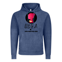 Vintage Denim Libra Zodiac Sign Horoscope Birth Gift Girl Vintage Hoodie - Bettercallsaul