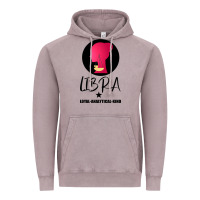 Vintage Zinc Libra Zodiac Sign Horoscope Birth Gift Girl Vintage Hoodie - Bettercallsaul