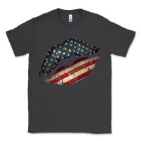 Smoke Vintage American Flag Lips Classic Tee - Bettercallsaul