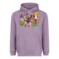 Lavender Halloween Western Boo Coffee Cups Heavyweight Hoodie - CowhideDigitalArt