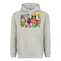 Moon Dust Halloween Western Boo Coffee Cups Heavyweight Hoodie - CowhideDigitalArt