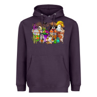 Plum Halloween Western Boo Coffee Cups Heavyweight Hoodie - CowhideDigitalArt