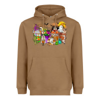 Toasted Coconut Halloween Western Boo Coffee Cups Heavyweight Hoodie - CowhideDigitalArt