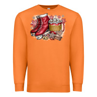 Carrot Christmas Ice Skating Premium Sweatshirt - CowhideDigitalArt