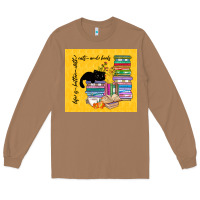 Toasted Coconut life is better with cats and books Long Sleeve Tee - TumblerDesignByShophia