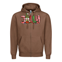 Chestnut jolly gnome Zipper Hoodie - BundleAndBundleShop