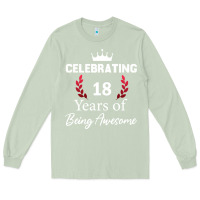 Matcha 18 years of being awesome, 18 year old birthday gi Long Sleeve Tee - tuanDangUi