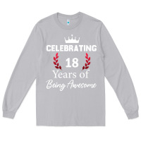 Moon Dust 18 years of being awesome, 18 year old birthday gi Long Sleeve Tee - tuanDangUi