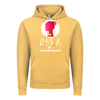 Vintage Mustard Libra Zodiac Sign Horoscope Birth Gift Girl Vintage Hoodie - Bettercallsaul