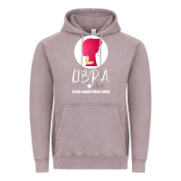 Vintage Zinc Libra Zodiac Sign Horoscope Birth Gift Girl Vintage Hoodie - Bettercallsaul