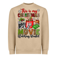 Mushroom this is my christmas movie watching blanket Heavyweight Sweatshirt - OliviaCreatesArt