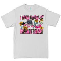 Dove Grey i can totally make that Premium Tee - MaliasSmallBusiness