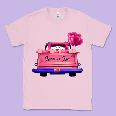 Loads Of Love Valentine's Day Truck Classic Tee Designed By Bettercallsaul
