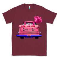 Burgundy Loads Of Love Valentine's Day Truck Classic Tee - Bettercallsaul
