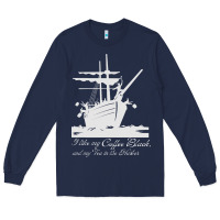 Navy boston tea party funny Long Sleeve Tee - tuanDangUi