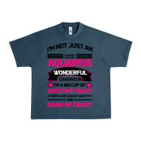 Midnight Navy Aquarius Woman Urban Heavy Tee - Bettercallsaul