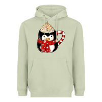 Matcha coffee cups animal Heavyweight Hoodie - CowhideDigitalArt