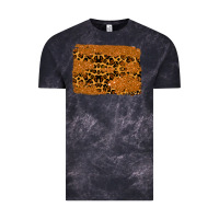 Cloud Black leopard glitter background Vintage Tee - RanaPortraitStore