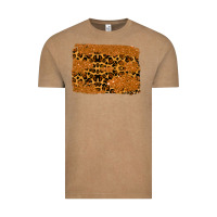 Vintage Coffee leopard glitter background Vintage Tee - RanaPortraitStore