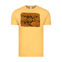 Vintage Mustard leopard glitter background Vintage Tee - RanaPortraitStore