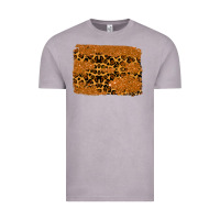 Vintage Zinc leopard glitter background Vintage Tee - RanaPortraitStore