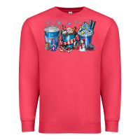 Cardinal Christmas Coffee Premium Sweatshirt - CowhideDigitalArt