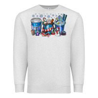 Oatmeal Heather Christmas Coffee Premium Sweatshirt - CowhideDigitalArt