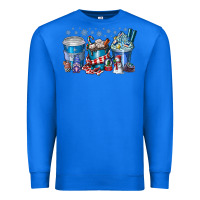 True Royal Christmas Coffee Premium Sweatshirt - CowhideDigitalArt