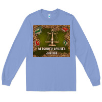 Colony Blue attorney lawyer justice Long Sleeve Tee - TumblerDesignByShophia