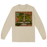 Mushroom attorney lawyer justice Long Sleeve Tee - TumblerDesignByShophia