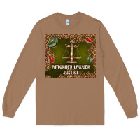 Toasted Coconut attorney lawyer justice Long Sleeve Tee - TumblerDesignByShophia