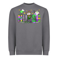 Storm mardi gras nurse Heavyweight Sweatshirt - OliviaCreatesArt