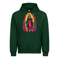 Forest Green our lady of guadalupe Urban Hoodie - Artiststas