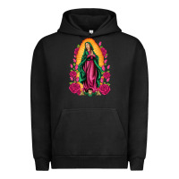 Pigment Black our lady of guadalupe Urban Hoodie - Artiststas