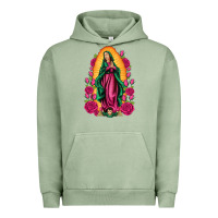 Pigment Oil Green our lady of guadalupe Urban Hoodie - Artiststas