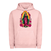 Pigment Salmon our lady of guadalupe Urban Hoodie - Artiststas