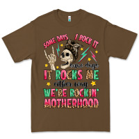 Cacao some days i rock it some days it rocks me Premium Tee - MaliasSmallBusiness