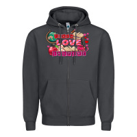 Smoke Valentine's Day Teach Love Inspire Zipper Hoodie - FaDigitalArtStudio