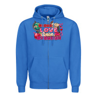 True Royal Valentine's Day Teach Love Inspire Zipper Hoodie - FaDigitalArtStudio