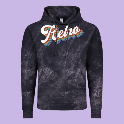 Retro Colorful Vintage Hoodie Designed By Chombo