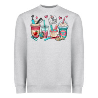 Heather Grey teacher coffee cups Heavyweight Sweatshirt - OliviaCreatesArt
