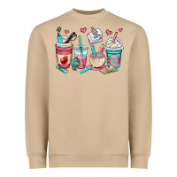 Mushroom teacher coffee cups Heavyweight Sweatshirt - OliviaCreatesArt
