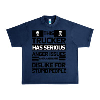 Navy TRUCKER Urban Heavy Tee - Bettercallsaul