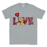 Heather Grey valentine's day tedybear love Classic Tee - RanaPortraitStore
