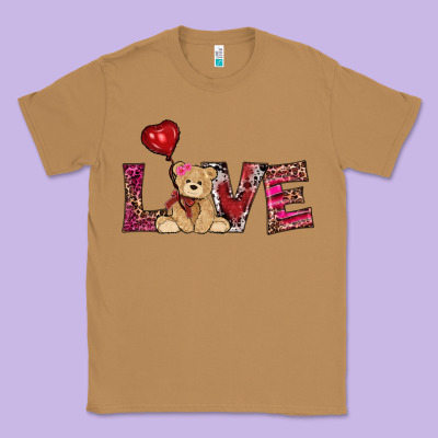 Valentine's Day Tedybear Love Classic Tee Designed By Ranaportraitstore