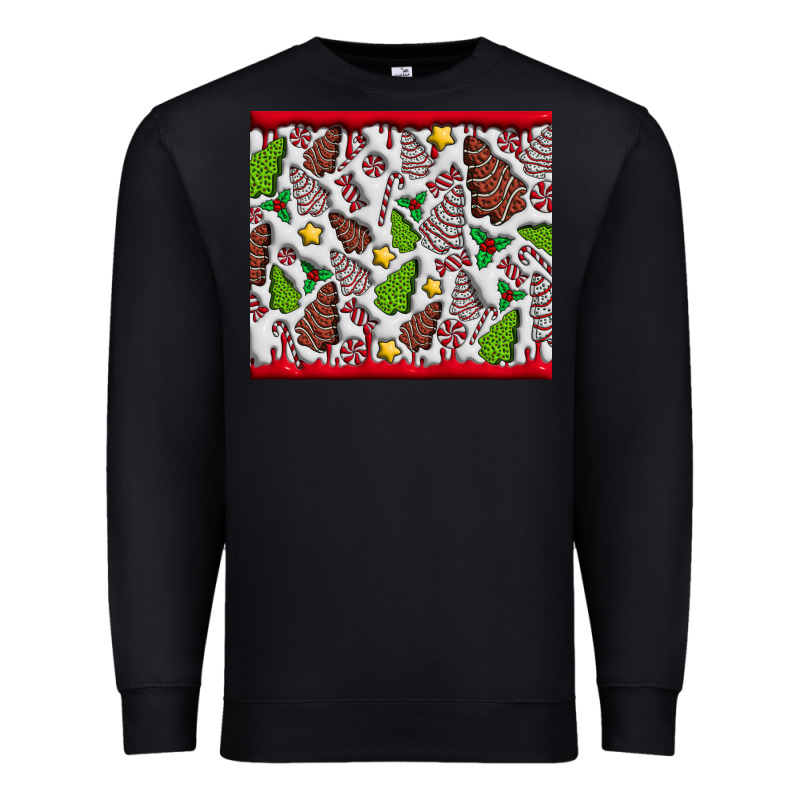 Christmas Cakes Premium Sweatshirt by CowhideDigitalArt | Teevron