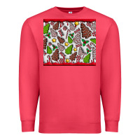 Cardinal Christmas Cakes Premium Sweatshirt - CowhideDigitalArt