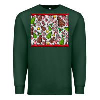 Sports Green Christmas Cakes Premium Sweatshirt - CowhideDigitalArt