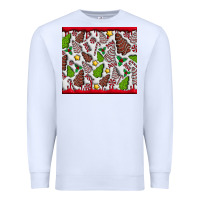 White Christmas Cakes Premium Sweatshirt - CowhideDigitalArt